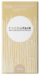 CocoaFair 35% White Chocolate With Vanilla 100G