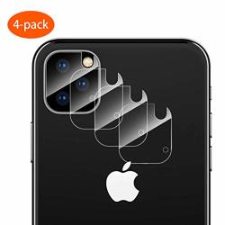 UEEBAI Rear Camera Lens Protector For Iphone 11 Pro 5.8 Iphone 11 Pro Max 6.5 4 Pieces Clear Ultra Thin High Definition Anti-scratch Tempered