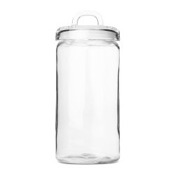 @home Glass Storage Canister W handle 2L