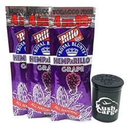 Grape Hemparillo Hemp Wraps With Kc Pop Top 15 Pack - Full Box