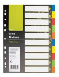 10 Divider Index Board