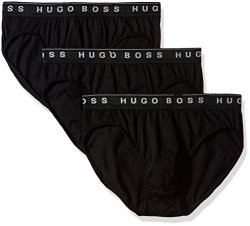 Boss Hugo Boss Men's Brief 3P Us Co 10145963 01 Black Medium