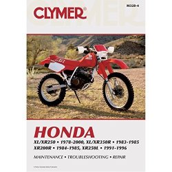 Clymer Repair Manual For Honda XL Xr 200 250 350 78-00