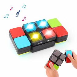 Toys For 5-12 Year Old Boys Girls Joyfun Rubiks Magic Cube Electronic Music Cube Kids Puzzle Game Novelty Toys For Teens Children Gifts Decompression