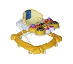 Baby Toddler Activity Walker With Sound Activity Station - Yellow