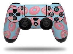 Vinyl Skin Wrap For Sony PS4 Dualshock Controller Donuts Blue Controller Not Included