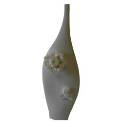 Porcelain Decor Vase With Two Peonies