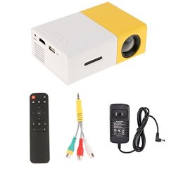 Dovewill YG300 Full HD MINI Smart Multimedia Lcd Projector LED Dlp Home Theater 1080P Yellow