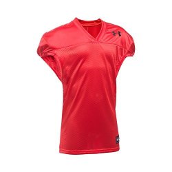 Under Armour Kids' Football Jersey Red white Youth XS