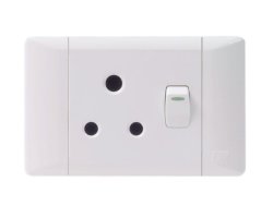 Cbi Horizontal Switch Plug - 4X2 White