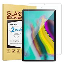 2-PACK Galaxy Tab S5E Screen Protector Sparin Tempered Glass Screen Protector For Samsung Galaxy Tab S5E 10.5 Inch With High Response scratch Resistant