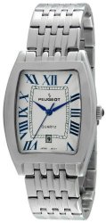 Peugeot Men's 1041S Stainless Steel Watch With Link Bracelet