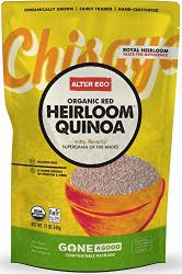 Alter Eco Organic Royal Red Heirloom Quinoa Fair Trade Gluten Free Non-gmo Carbon Neutral Quinoa - 12 Oz Bag