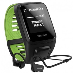 TomTom Fitness Tomtom Runner 3 Cardio+music+hp Fitness Watch - Black green Large - 1rkm.001.10