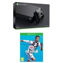 Microsoft Xbox One X 1TB Game Console with Fifa 19