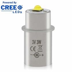 Ludopam Maglite LED Bulb Cree XP-G3 Upgrade Conversion Kit 2 Cell D Or C Torch Flashlight