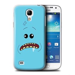 STUFF4 Phone Case Cover For Samsung Galaxy S4 MINI Crazy Design Funny Meeseeks Faces Collection