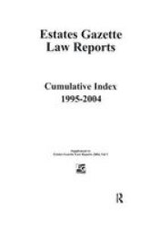 Eglr 2004 Cumulative Index Hardcover