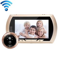 Danmini YB-43HD-MW 4.3 Inch Screen Wifi Camera Video Alarm Smart Digital Door Viewer Support Tf Card & Motion Detect & Infrared Night Vision