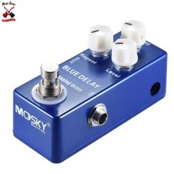 MINI Blue Analog Delay - Guitar Effect Pedal - True Bypass - Special Easter Promotion Price