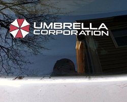 Resident Evil Umbrella Corporation Vinyl Decal Stickers Size 8 X 2