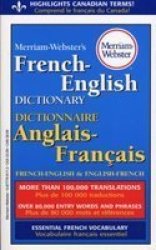 Merriam Webster's French-english Dictionary