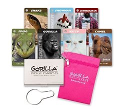 Gorilla Golf Cards With Hang Bag Pink : The On-course Golf Betting Game