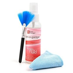 3-IN-1 Multi-purpose Cleaning Kit With Microfibre Cloth Fluffy Brush And Non-toxic Fluid For Lamax Bfit - By Duragadget