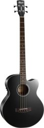 Cort AB850F Acoustic Electric 4-STRING Bass Guitar With Bag Black