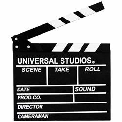 Wooden Director's Film Clapboard Cut Action Scene Clapper Movie Clapper Board Black