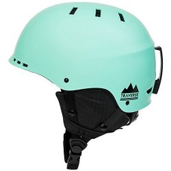 Traverse Sports 2-IN-1 Convertible Ski & Snowboard bike & Skate Helmet Matte Ice Green Large x-large
