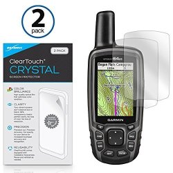 Garmin Gpsmap 64ST Screen Protector Boxwave Cleartouch Crystal 2-PACK HD Film Skin - Shields From Scratches For Garmin Gpsmap 64ST 64 64S
