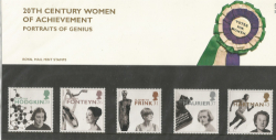 Great Britain 1997 Europa Famous Women Presentation Pack Unmounted Mint Sg 1935-9