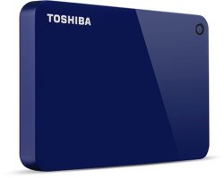 Toshiba Canvio Advance External Hard Drive 4TB - Blue