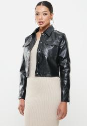 Pu Leather Jacket - BLACK2