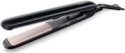 Philips Essential Care Ionic Conditioning Ceramic Hair Straightener - HP8321 00 - Sleek Style Long Plates For Fast And Easy Straightening 210°C Professional High Heat