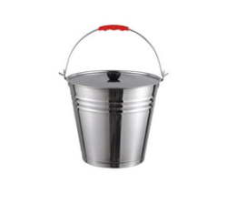 Stainless Steel 20 Liter With Lid Bucket With Handle