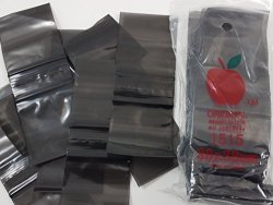 1515 1.5 x 1.5 RED 2.5 mil Apple Bag Mini Resealable Reclosable 100  Baggies