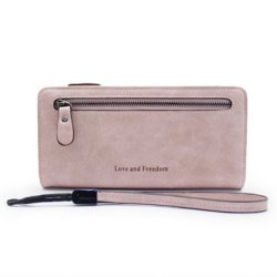 UNIVERSAL Large Capacity Card Slot Long Purse Clutch Phone Wallet For Phone Under 5