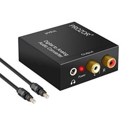 Prozor Digital To Analog Converter Dac Digital Spdif Toslink To Analog Stereo Audio L r Converter Adapter With Optical Cable For PS3 Xbox HD DVD