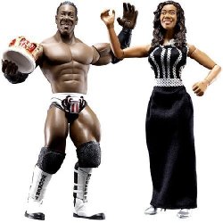 Jakks Pacific Wwe Wrestling Adrenaline Series 26 Action Figure 2-PACK King Booker T U0026 Queen Sharmel Toys Parallel Import Goods