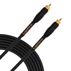100 Ft Castline Gold Rca To Rca Audio Patch Cable Mogami 2549