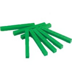 Base Ten Plastic Green Rods - 50 Piece