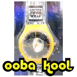 Star Wars Death Star Quartz Collector Watch 1996 Official Lucasfilm Ltd Oobakool