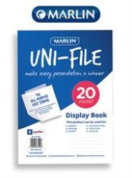 Uni-file A4 Flip File 20 Page Retail Packaging No Warranty