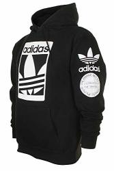 Adidas Performance Men's Street Graphic Pullover Hoodie Black Small