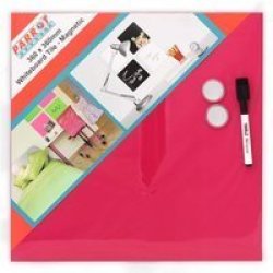 Whiteboard Tile Magnetic 355X355MM Pink