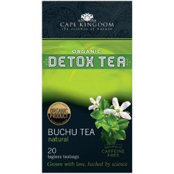 Cape Kingdom Organic Detox Buchu Tea Mint 20 Teabags