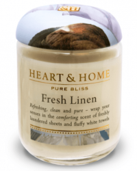 Fresh Linen Candle In A Jar 30 Hours