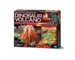 Dinosaur & Volcano- Educational Science Project Toys